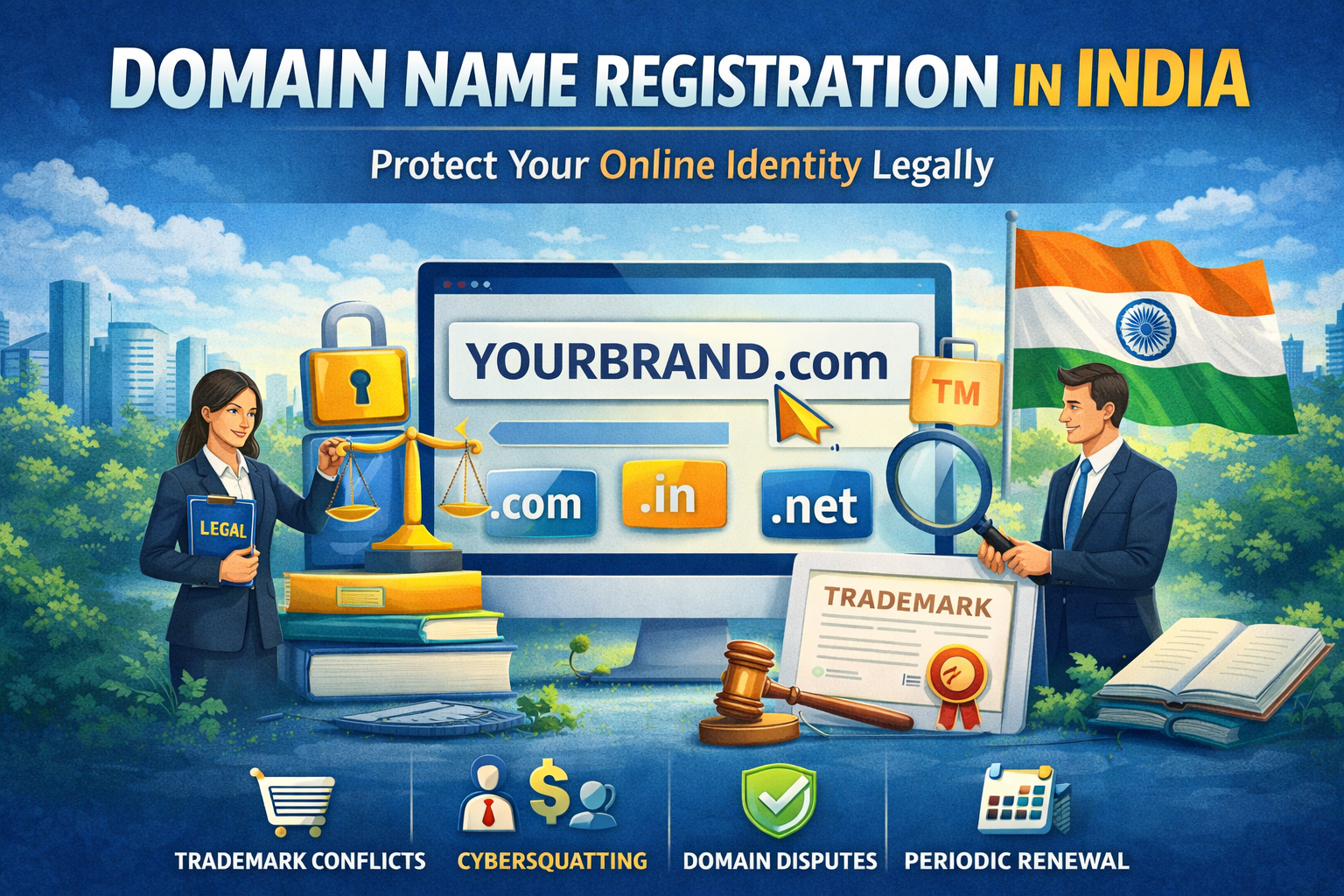 Domain Name Registration in India: Legal Guide to Protect Your Online Identity